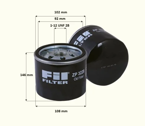 Hifi Filter - ZP3228A - Ölfilter SpinOn