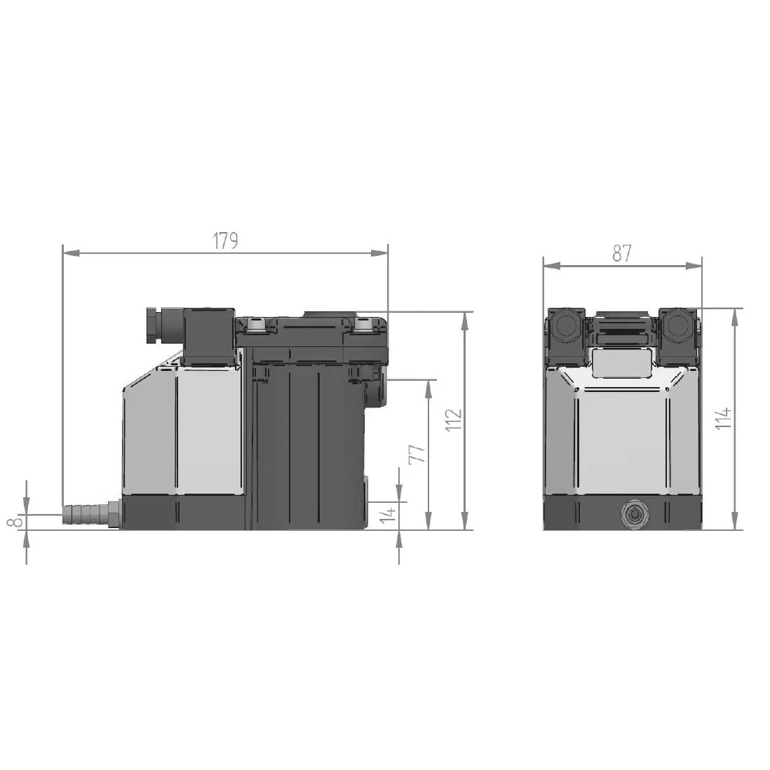 JORC - 3483 H1 JORC - KAPTIV-CS-HP-50 G1/2 1.8 24VDC 50BAR