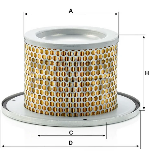 Mann-Filter - C 1374/2 KIT - Luftfilterelement (Servicekit)