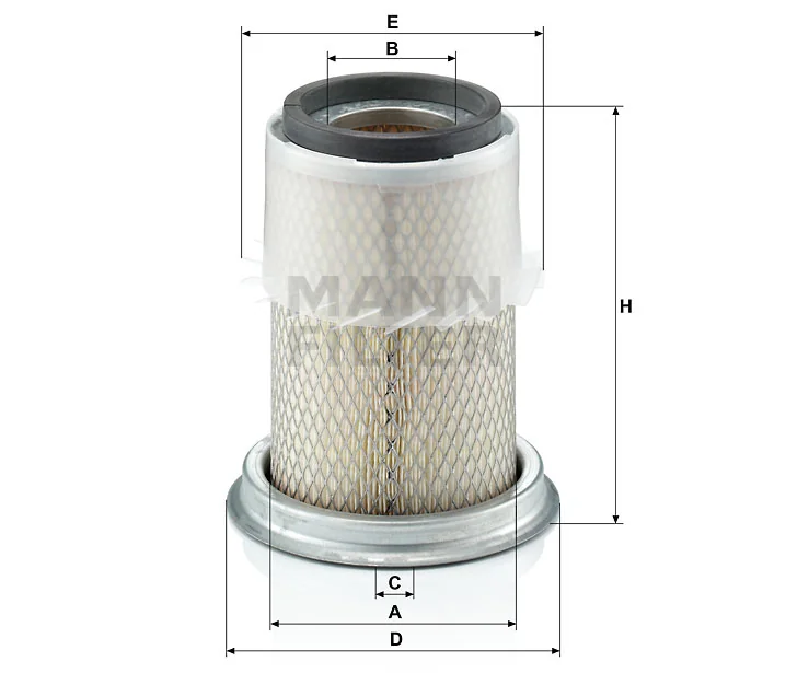 Mann-Filter - C 14 123 - Luftfilterelement