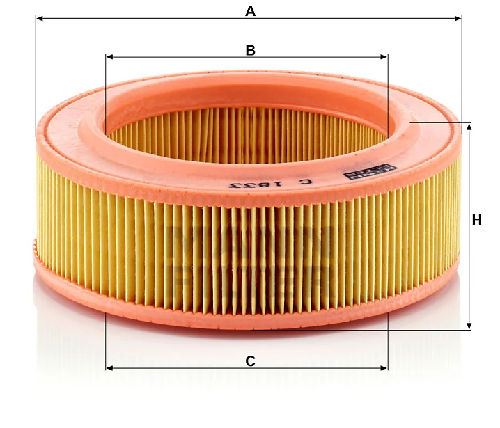 Mann-Filter - C 1833 - Luftfilterelement