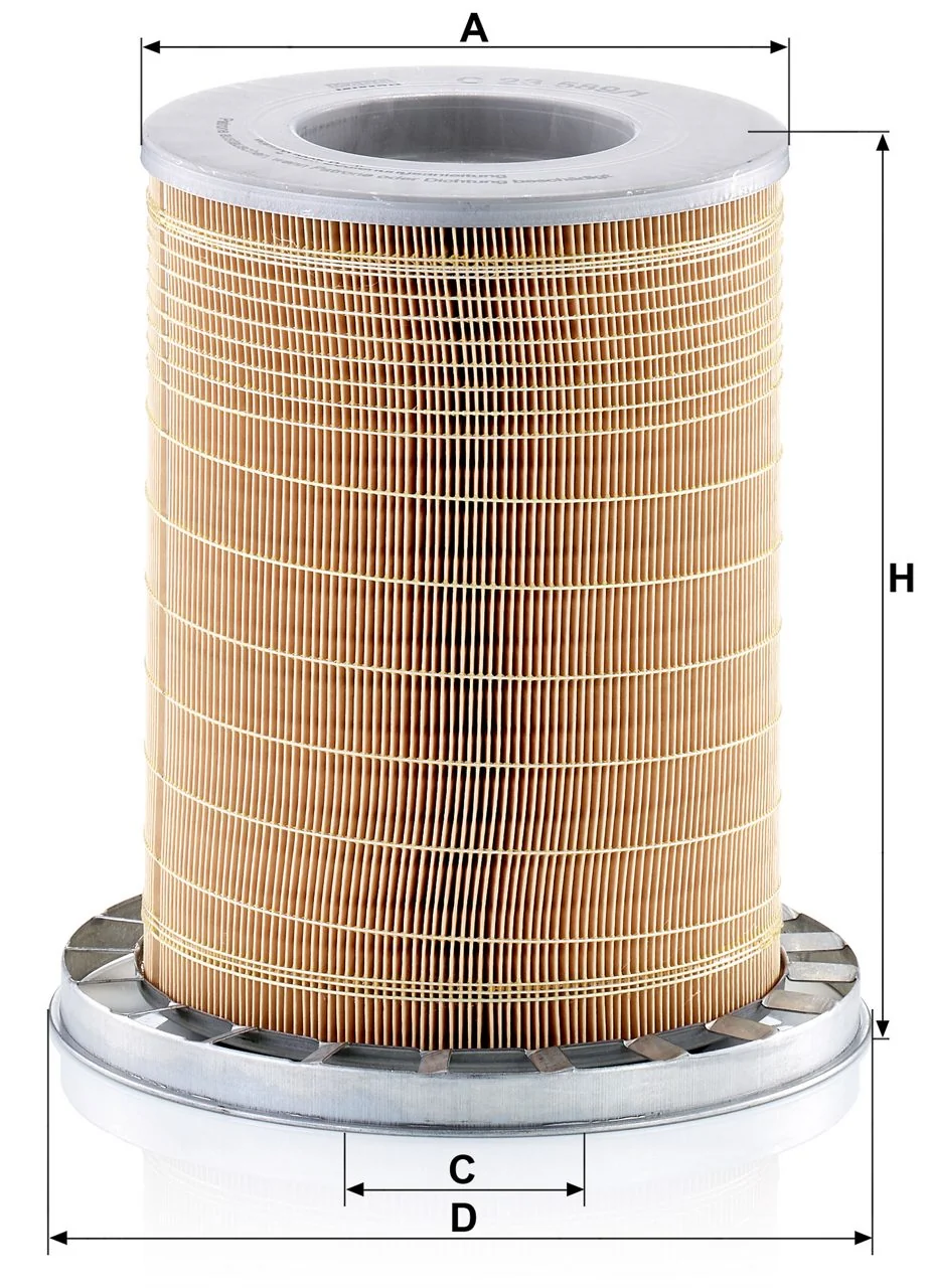 Mann-Filter - C 23 589/1 - Luftfilterelement