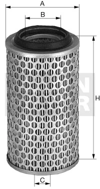 Mann-Filter - C 24 355/1 - Luftfilterelement
