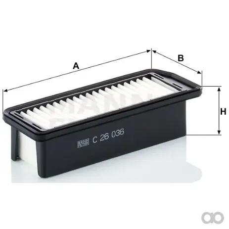 Mann-Filter - C 26 036 - Luftfilterelement