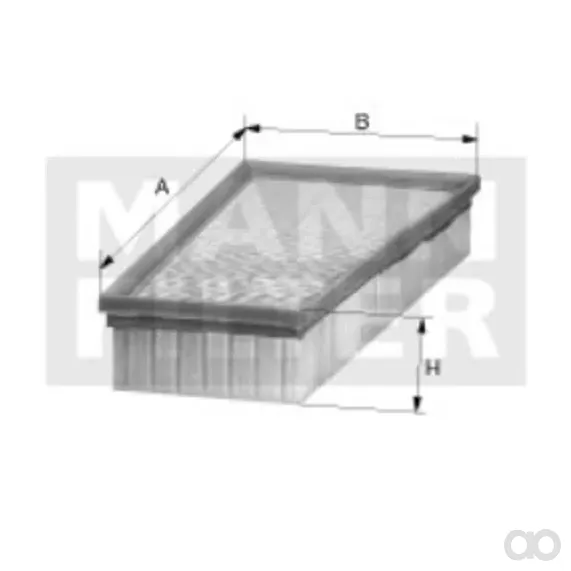 Mann-Filter - C 26 041 - Luftfilterelement