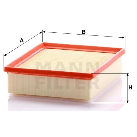 Mann-Filter - C 26 120 - Luftfilterelement