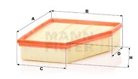 Mann-Filter - C 29 230 - Luftfilterelement