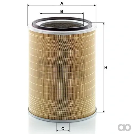 Mann-Filter - C 31 1256/2 - Luftfilterelement