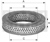 Mann-Filter - C 3576 - Luftfilterelement