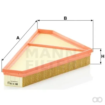 Mann-Filter - C 36 008 - Luftfilterelement