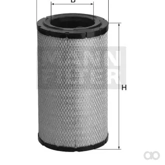 Mann-Filter - C 36 011/2 - Luftfilterelement