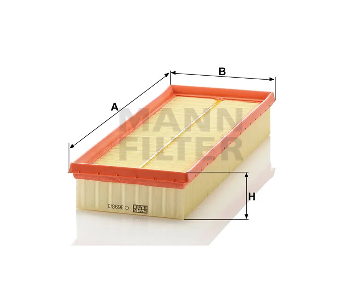 Mann-Filter - C 3698/3-2 - Luftfilterelement