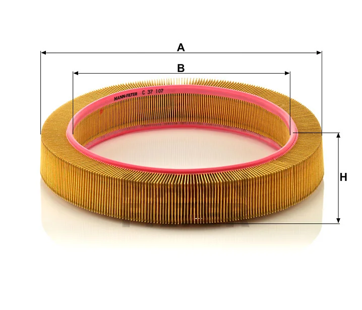 Mann-Filter - C 37 107 - Luftfilterelement