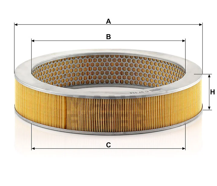 Mann-Filter - C 37 114 - Luftfilterelement