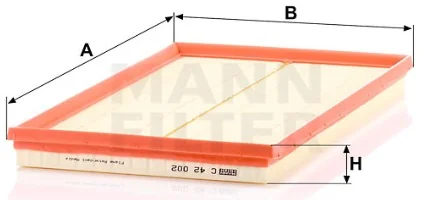 Mann-Filter - C 42 002 - Luftfilterelement