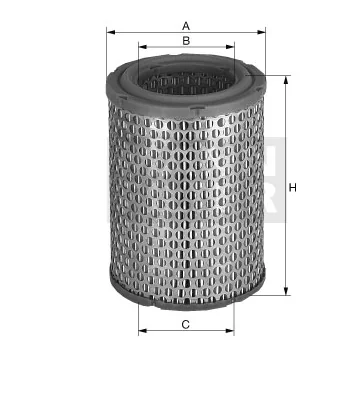 Mann-Filter - C 45 3265 x - Luftfilterelement
