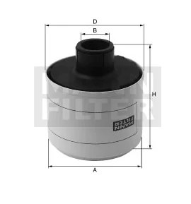 Mann-Filter - C 9004 - Luftfilter (Be- und Entlüftung)