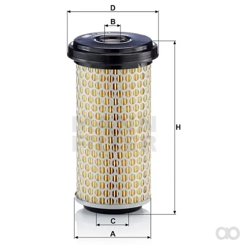 Mann-Filter - C 940/2 - Luftfilterelement