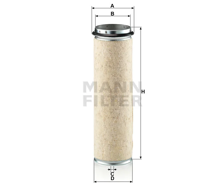 Mann-Filter - CF 1200 - Luftfilterelement (Sekundärelement)