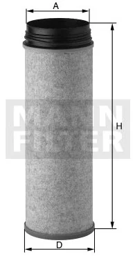 Mann-Filter - CF 2000/1 - Luftfilterelement (Sekundärelement)