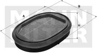 Mann-Filter - CF 2135/1 - Luftfilterelement (Sekundärelement)