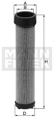Mann-Filter - CF 23 001 - Luftfilterelement (Sekundärelement)