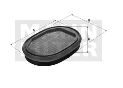 Mann-Filter - CF 2550 - Luftfilterelement (Sekundärelement)