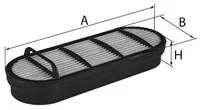 Mann-Filter - CF 30 100 - Luftfilterelement (Sekundärelement)