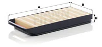 Mann-Filter - CF 45 001 - Luftfilterelement (sekundär Iqoron-25)