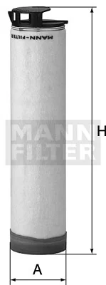 Mann-Filter - CF 8100 - Luftfilterelement (sekundär PicoFlex)