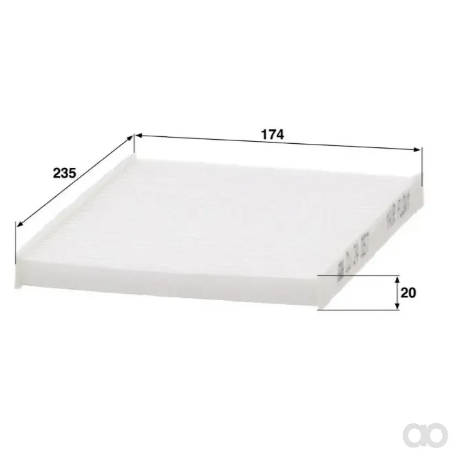 Mann-Filter - CU 24 057 - Innenraumfilterelement
