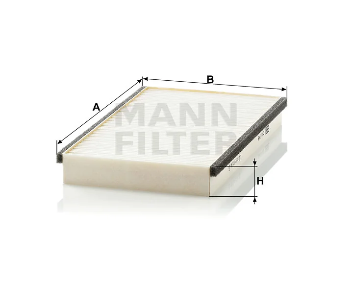 Mann-Filter - CU 2746 - Innenraumfilterelement