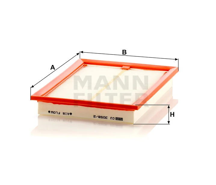 Mann-Filter - CU 3058/2 - Innenraumfilterelement