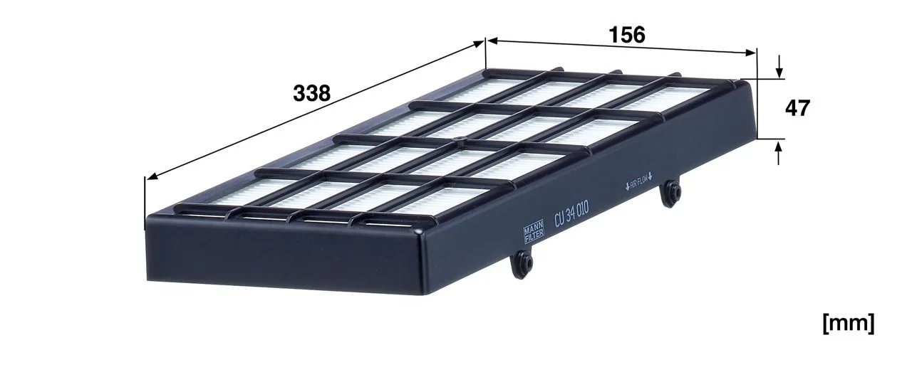 Mann-Filter - CU 34 010 - Innenraumfilterelement
