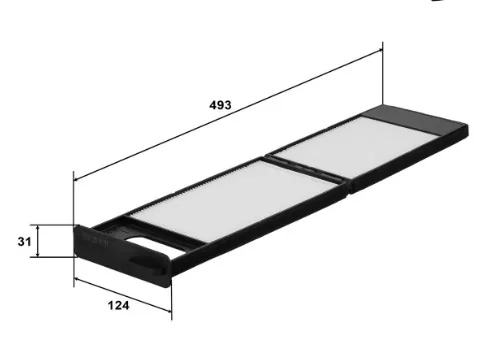 Mann-Filter - CUD 50 009 - Innenraumfilterelement