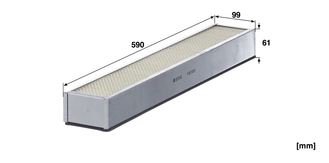 Mann-Filter - CUD 59 001 - Innenraumfilterelement