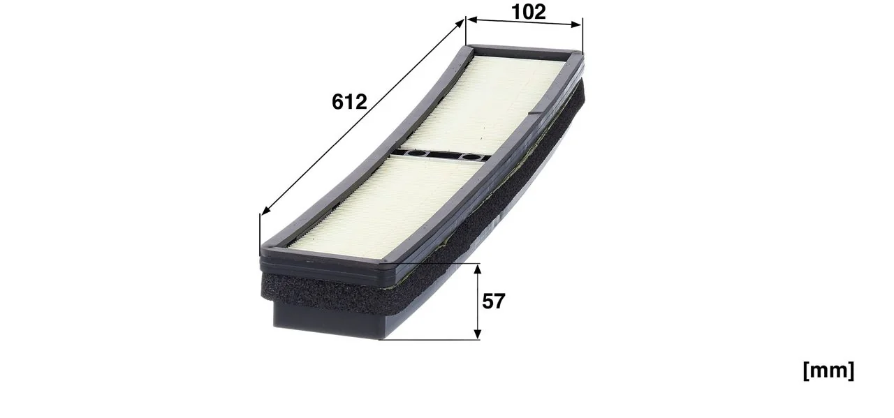 Mann-Filter - CUD 61 004 - Innenraumfilterelement