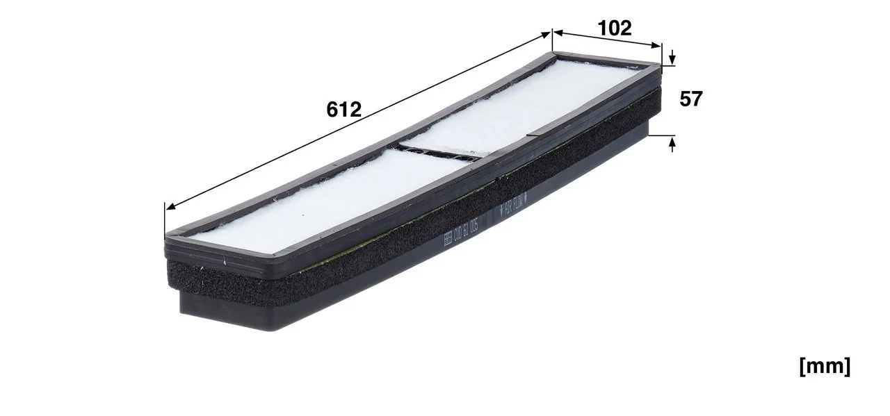 Mann-Filter - CUD 61 005 - Innenraumfilterelement