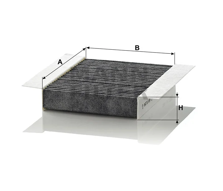 Mann-Filter - CUK 1820-2 - Innenraumfilterelement (Aktivkohle)
