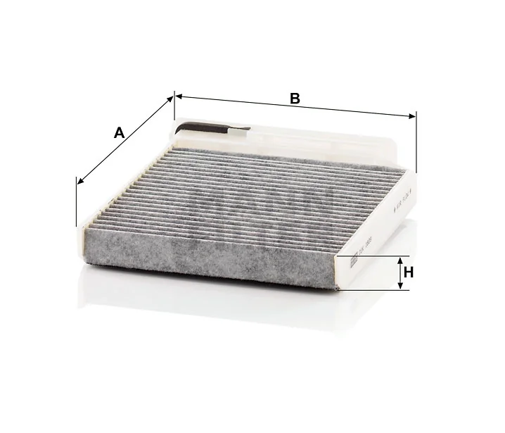 Mann-Filter - CUK 1829 - Innenraumfilterelement (Aktivkohle)