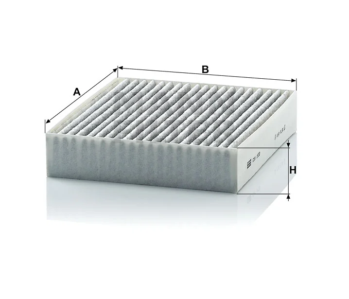 Mann-Filter - CUK 1830 - Innenraumfilterelement (Aktivkohle)