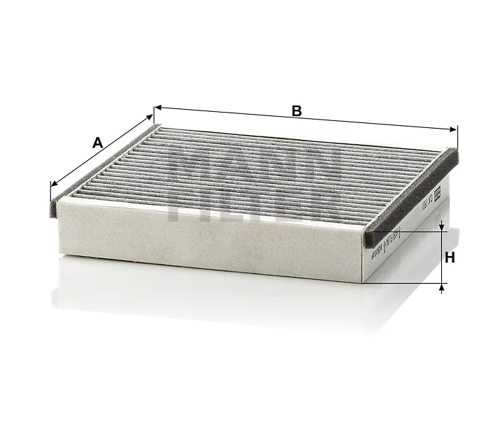Mann-Filter - CUK 1931-2 - Innenraumfilterelement (Aktivkohle)