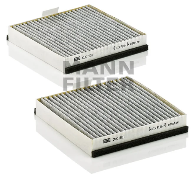 Mann-Filter - CUK 1931-2 - Innenraumfilterelement (Aktivkohle)