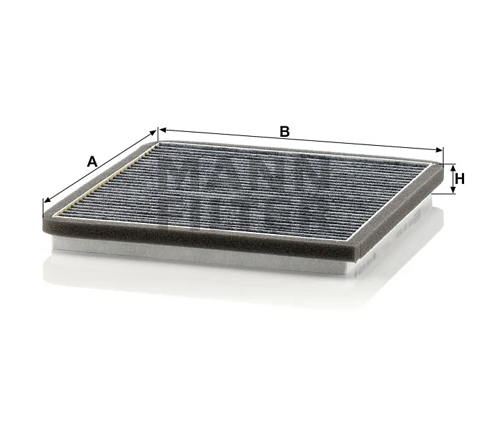 Mann-Filter - CUK 20 010 - Innenraumfilterelement (Aktivkohle)