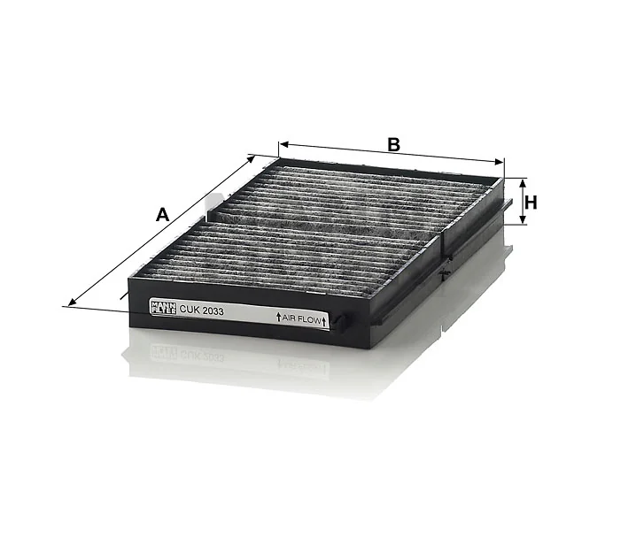 Mann-Filter - CUK 2033-2 - Innenraumfilterelement (Aktivkohle)