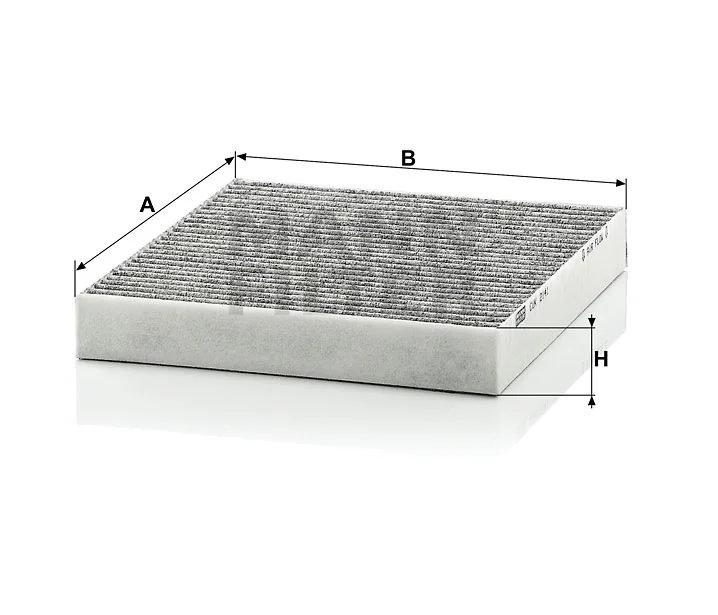 Mann-Filter - CUK 2141 - Innenraumfilterelement (Aktivkohle)
