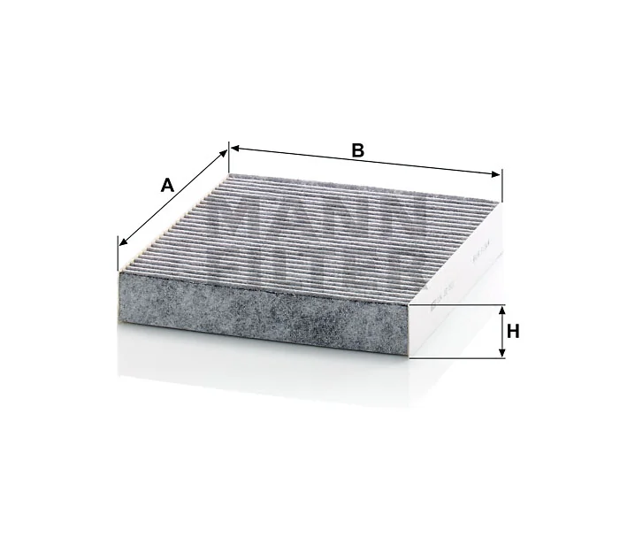 Mann-Filter - CUK 22 011 - Innenraumfilterelement (Aktivkohle)