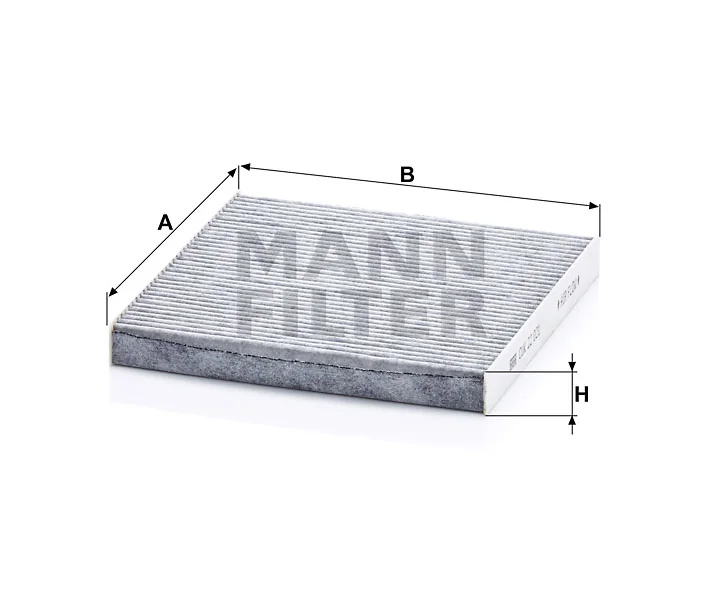 Mann-Filter - CUK 22 021 - Innenraumfilterelement (Aktivkohle)