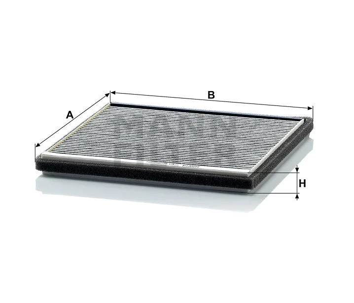 Mann-Filter - CUK 2225 - Innenraumfilterelement (Aktivkohle)