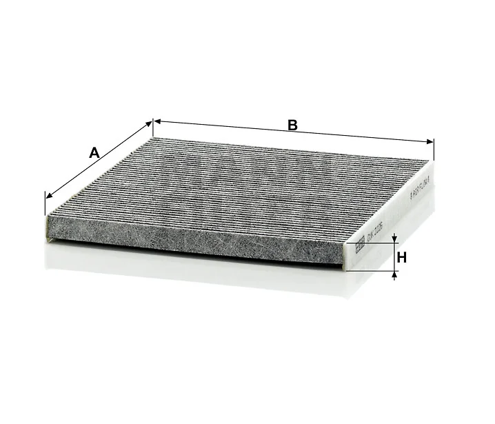 Mann-Filter - CUK 2226 - Innenraumfilterelement (Aktivkohle)